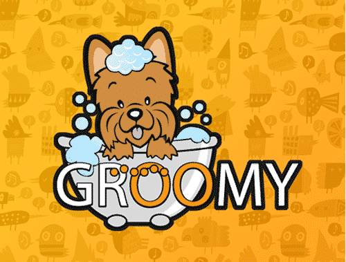 โลโก้ ผู้จำหน่ายแชมพูสุนัข Groomy
